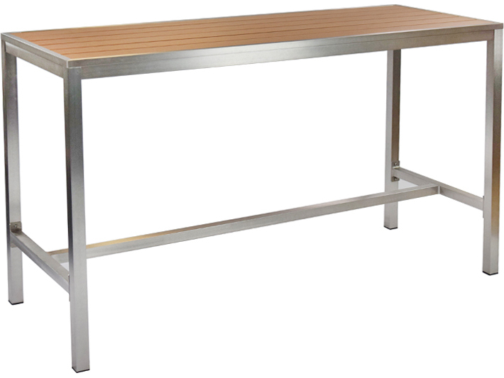 Sid Aluminum 72''W x 28'' Rectangular Bar Table - Costco Arizona