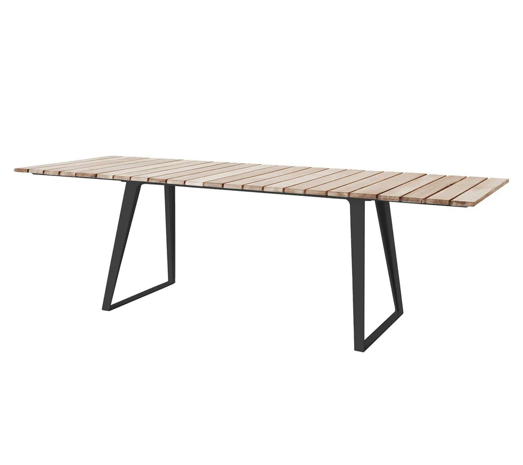 Cane-Line - Copenhagen dining table w/ 83 cm extension | 11030TAL ...