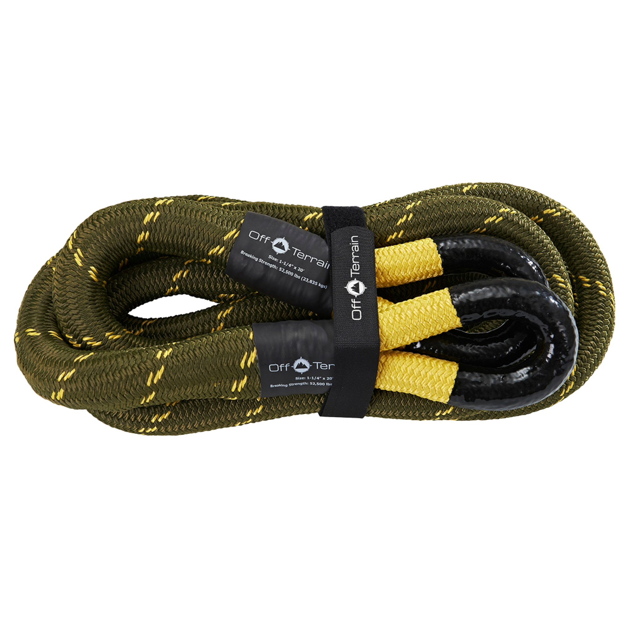 Off Terrain - OTRR114 - Recovery Rope 20ft x 1.25in - Overstock Arizona