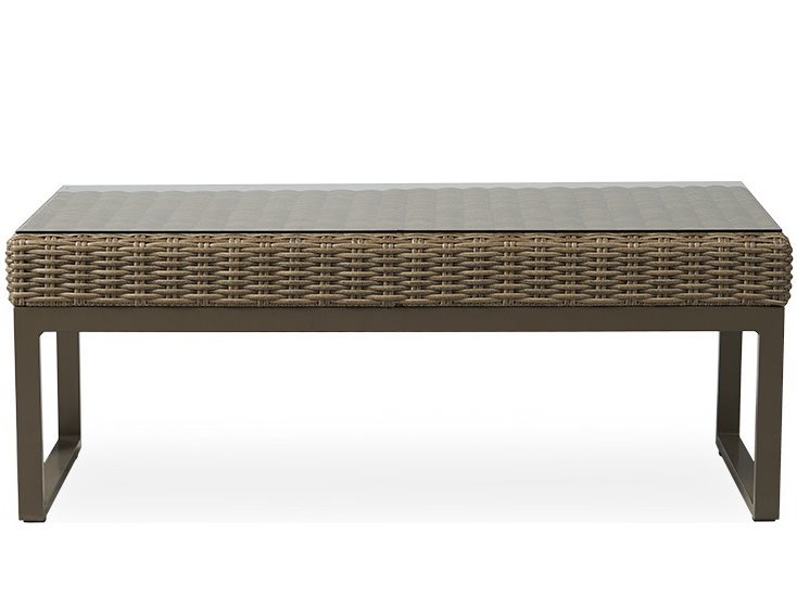 Milan Wicker 48''W x 22''D Rectangular Coffee Table - Costco Arizona