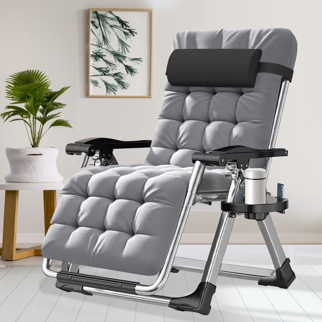 Docred Zero Gravity Chair , Lawn Recliner Folding Chaise Lounge with ...