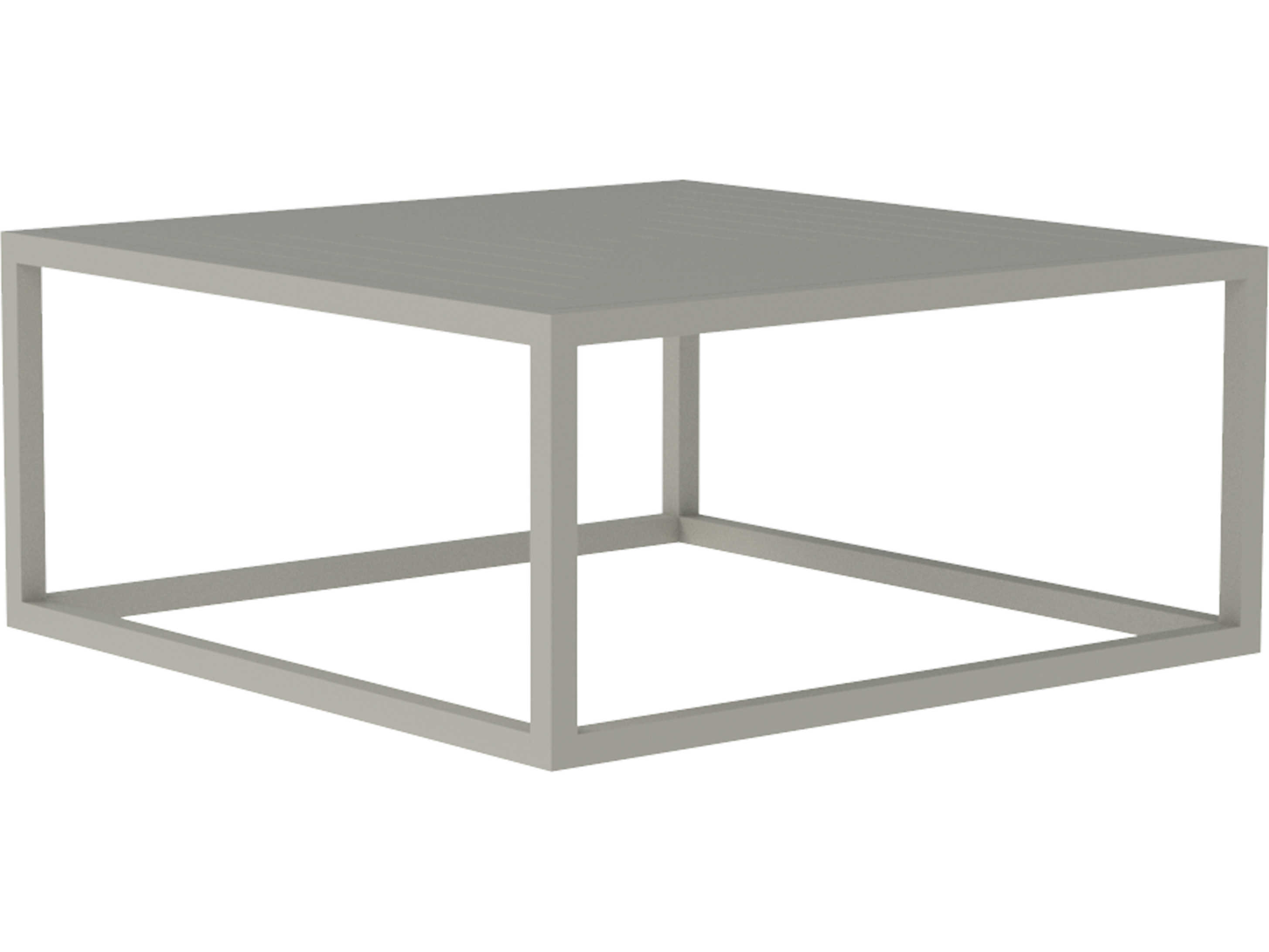 Contempo Aluminum 42'' Square Coffee Table