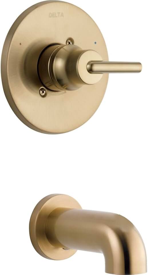 Single Handle Pull-Down Kitchen Faucet In Champagne Bronze 9159-CZ