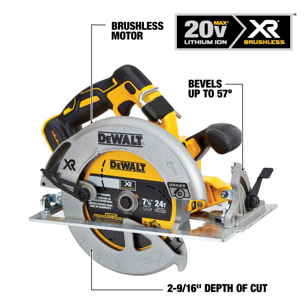 DEWALT 20V MAX 7 1/4�± Circular Saw and Lithium Ion Battery Starter Kit