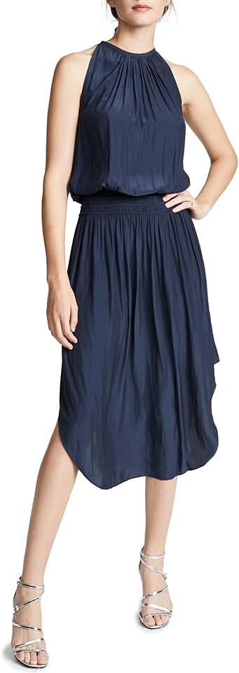 Women's Audrey High Neck Midi Dress