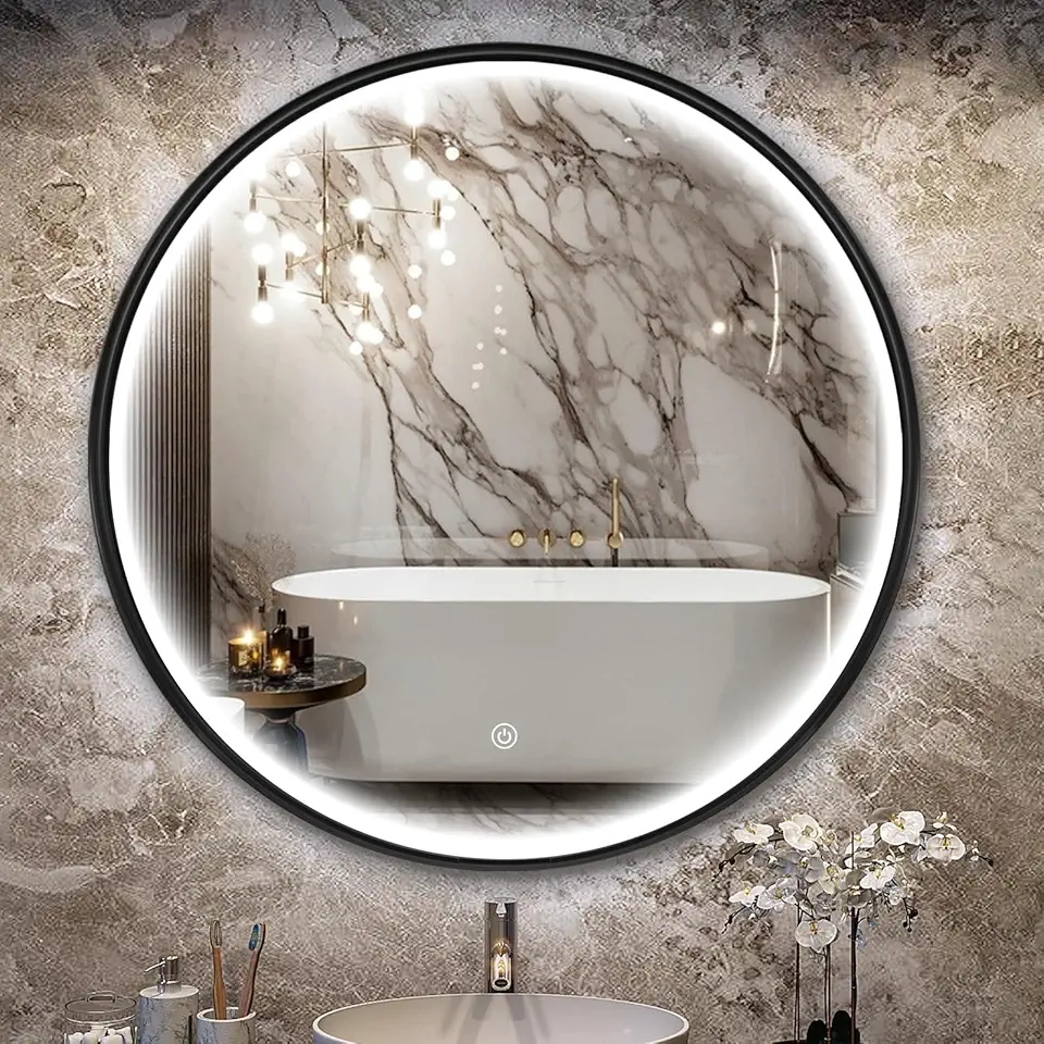 36" X 30" LED Bathroom Mirror With Lights, Smart Dimmable Vanity Mirror - View #10