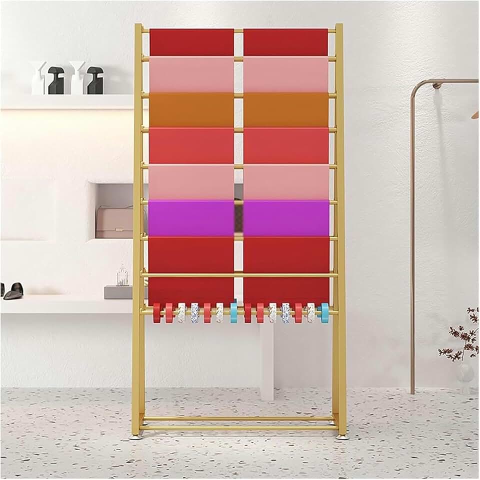 Cellophane Rack Freestanding Display Holder Rack for Wrapping Paper/Sewing Fabric/Scarf ...