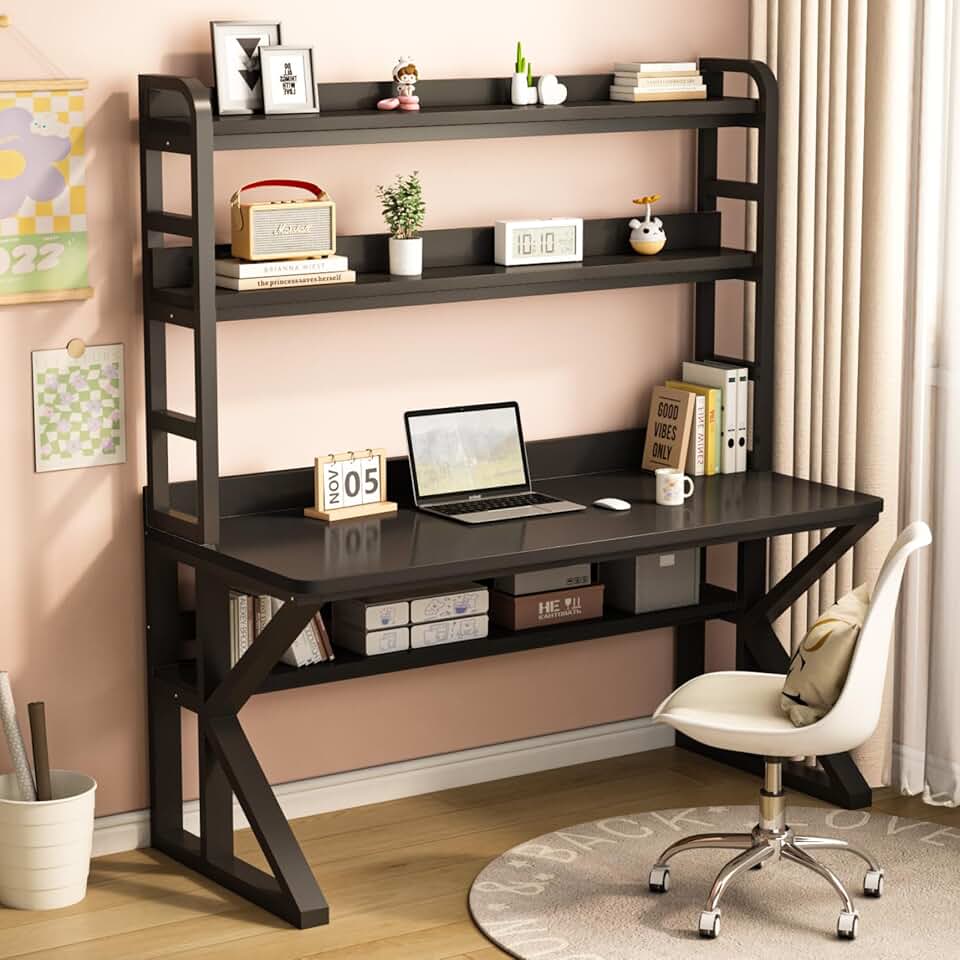 computer-desk-with-storage-shelves-and-bookshelf-industrial-desk-with