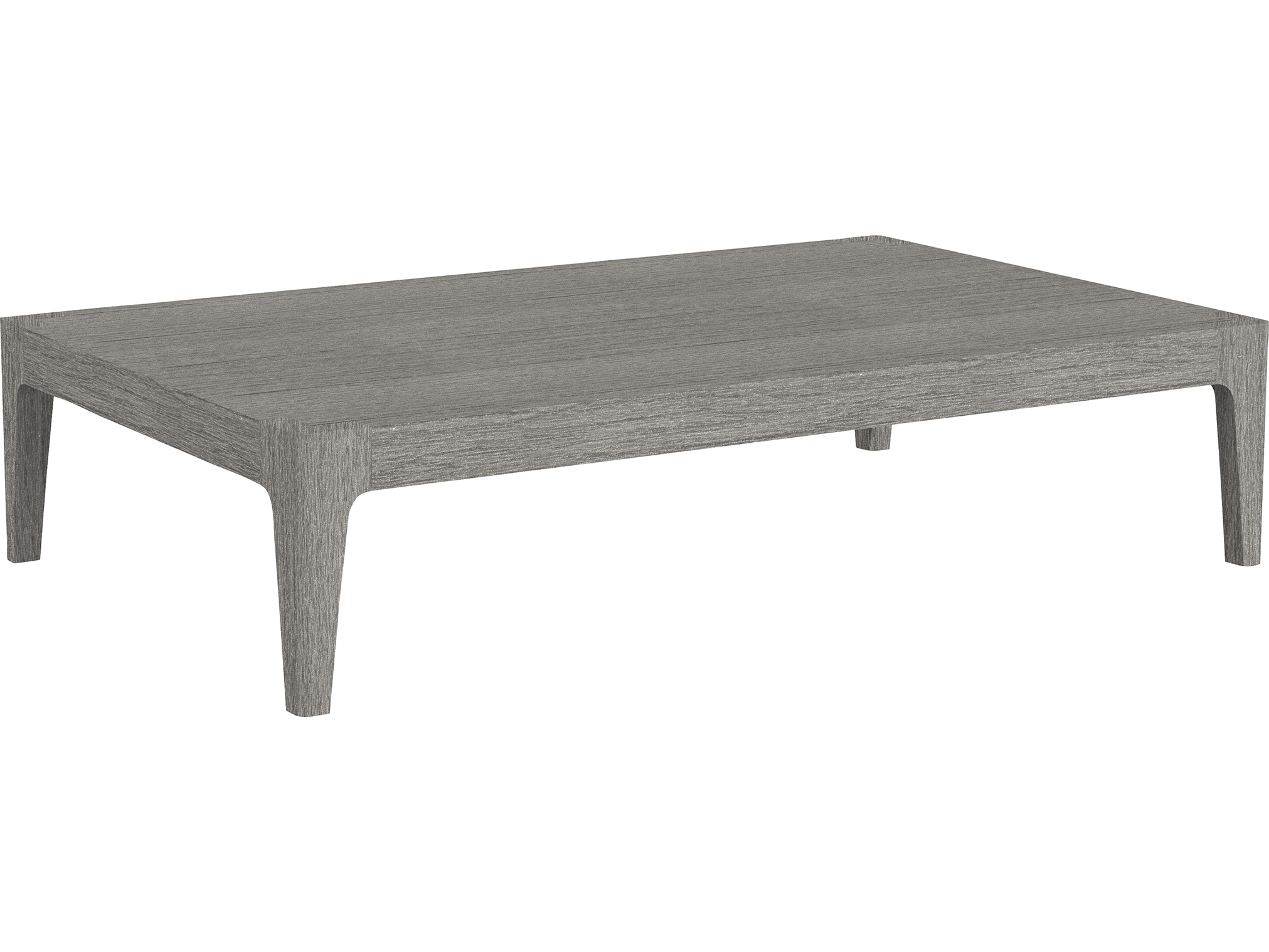 Avila Teak Paloma Grey 48''W x 30''D Rectangular Coffee Table