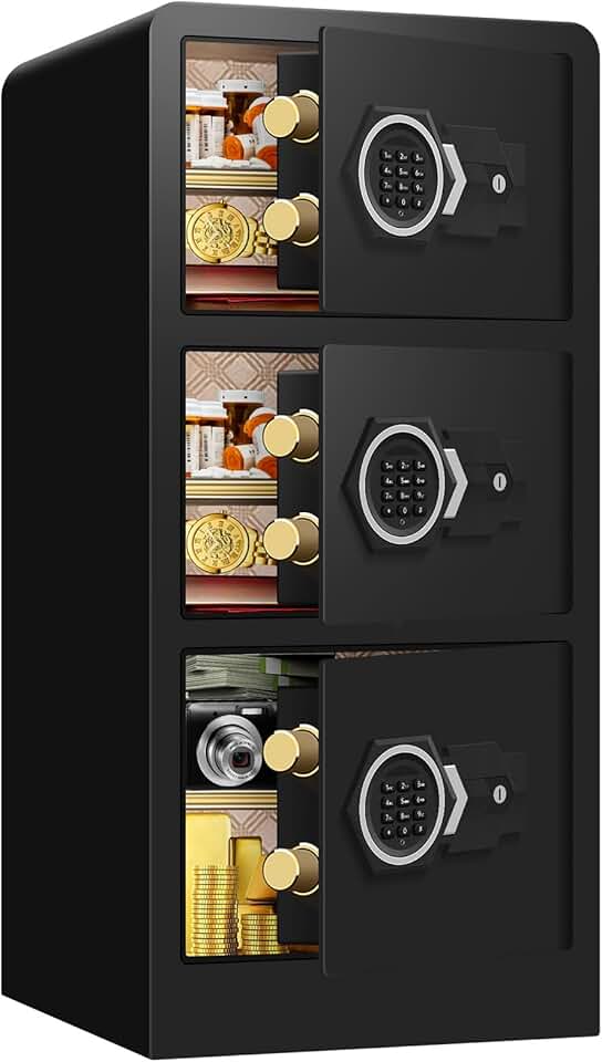 7.0 Cu ft Extra Large Home Safe Fireproof Waterproof, Anti-Theft ...