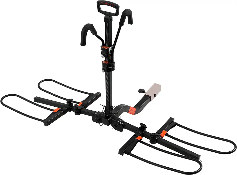 HYPERAX Volt RV 4X - Hitch Mounted 4 Bike Rack Carrier For Rv Camper Trailer Motorhome Toad With 2 Class 3 Or Higher Hitch Fits Up To 2x75lb E Bike 2x50lb Bikes With Up To 5 Fat Tire - View #3