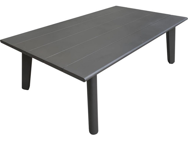 Caicos Aluminum Bronze 47''W x 27''D Rectangular Coffee Table