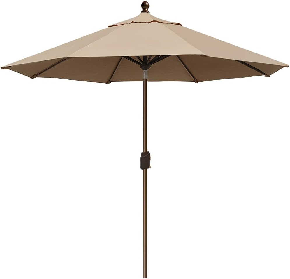 EliteShade USA 10-Year-Non-Fading 9Ft Market Umbrella Patio Umbrella ...