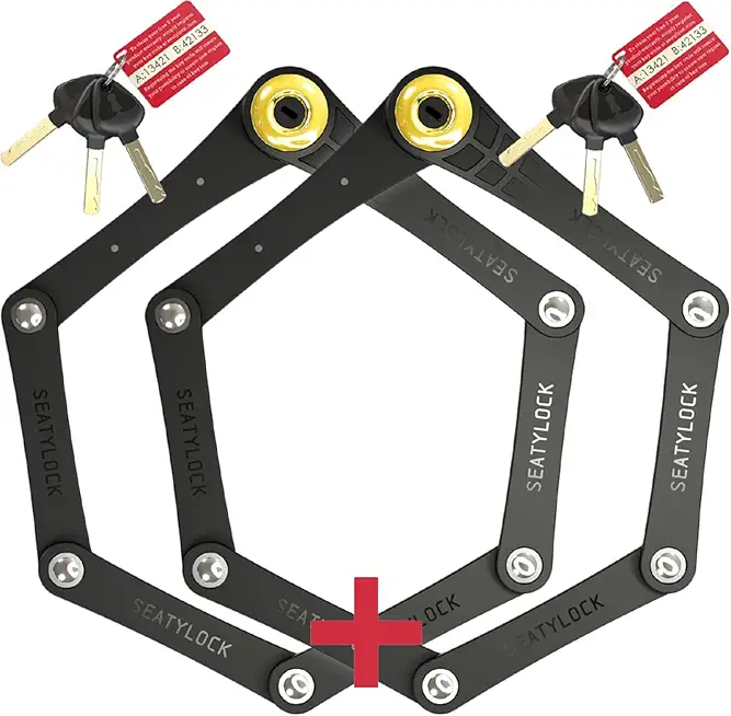 Foldylock Forever Bicycle Lock - Patented Folding Key Lock