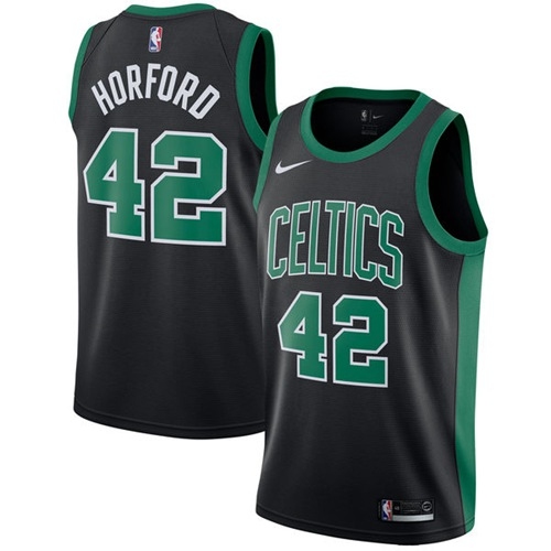 Nike Boston Celtics 42 Al Horford Black NBA Swingman Statement Edition