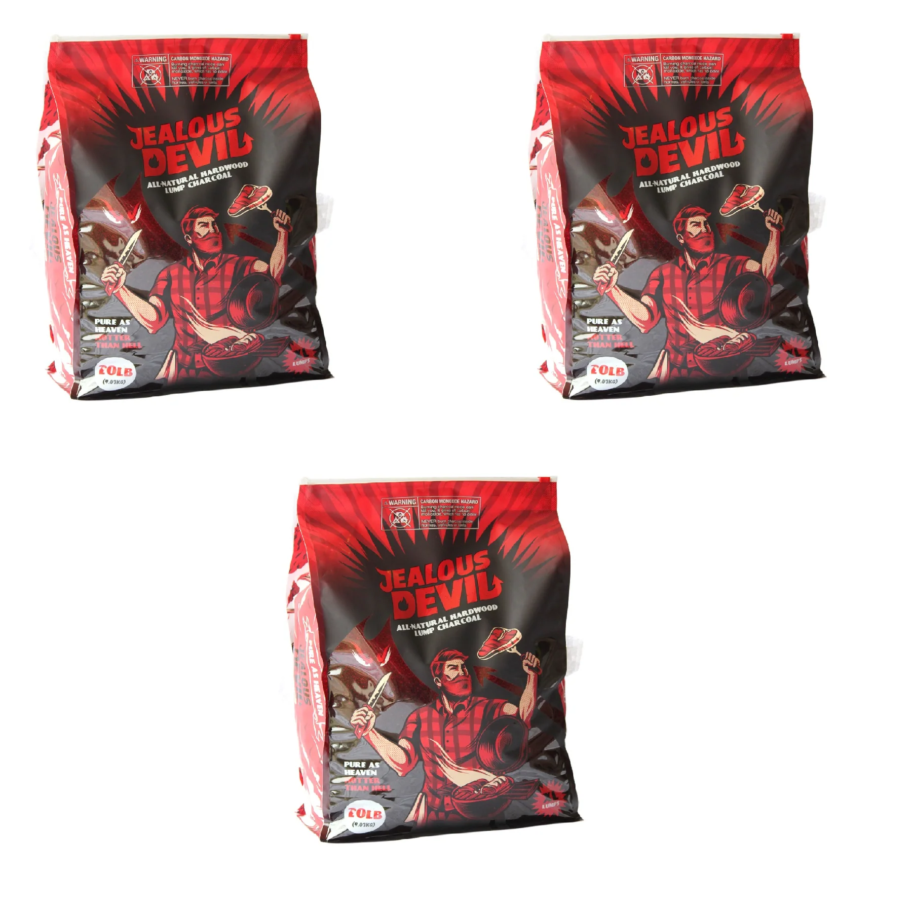 Jealous Devil All Natural Hardwood Lump Charcoal 20lb