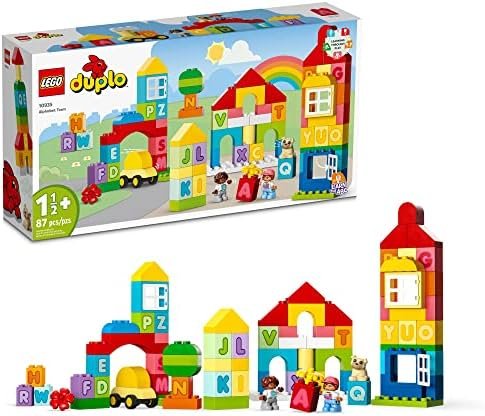 LEGO DUPLO Classic Alphabet Town 10935, Educational Early Learning Toys ...