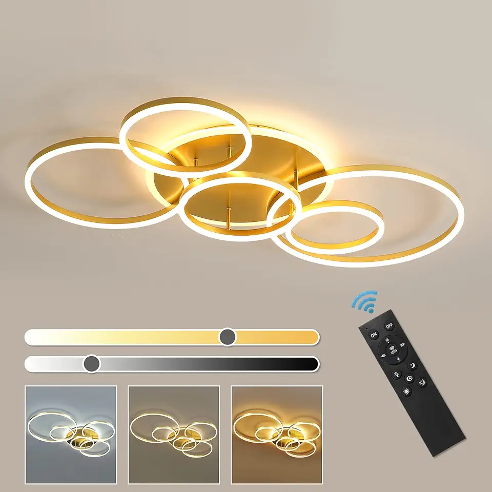 Odern LED Ceiling Light 106W Diable Acrylic Ceiling Lap With Reote - View #10