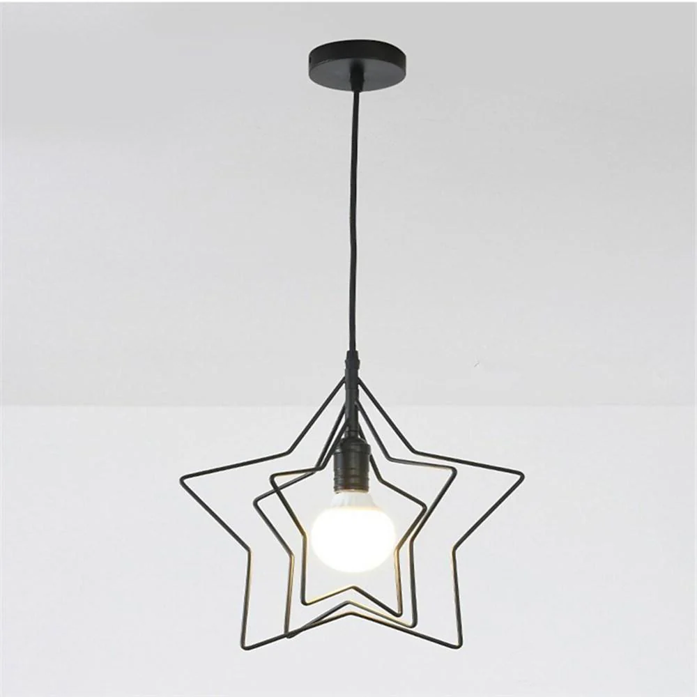 Multi Star Shaped Modern Pendant Lighting Metal Pendant Lighting