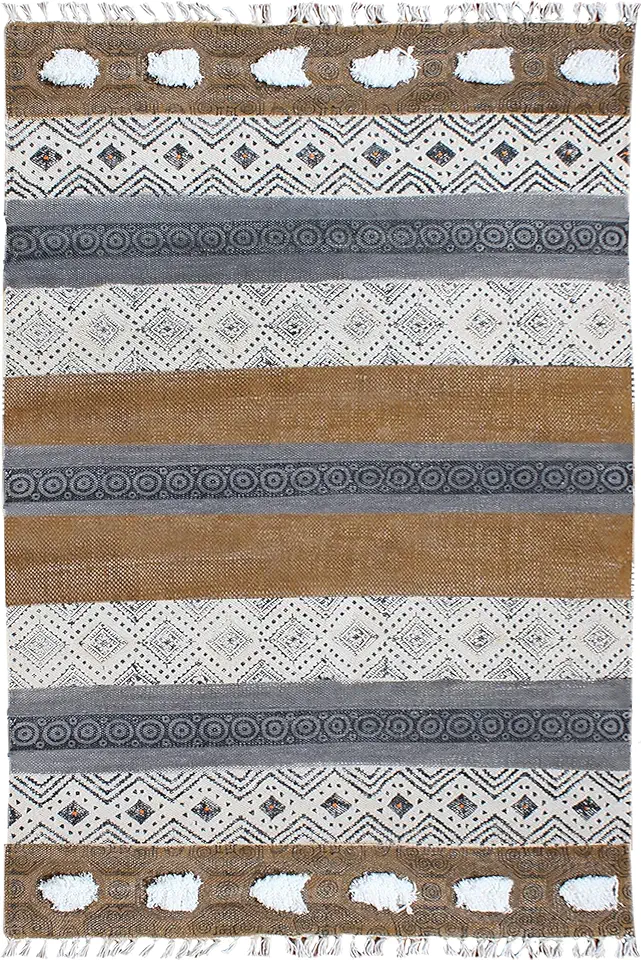6x12 Rug 6x12 Runner Area Rug Kilim Rug Handmade Boho Rug Striped Rug Black ...