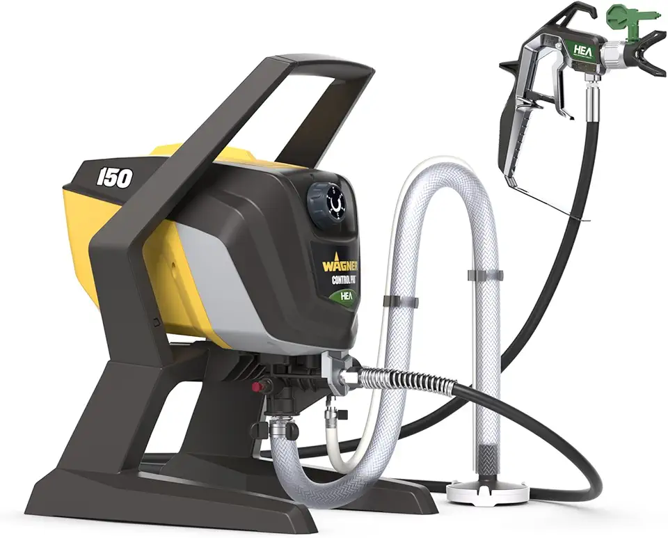 Artistic Wagner 150 Paint Sprayer Scene Illustration Artistic Wagner 150 Paint Sprayer Scene Illustration