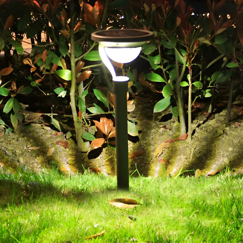 Modern Solar Lawn Lamp Half-Sphere LED Outdoor Light