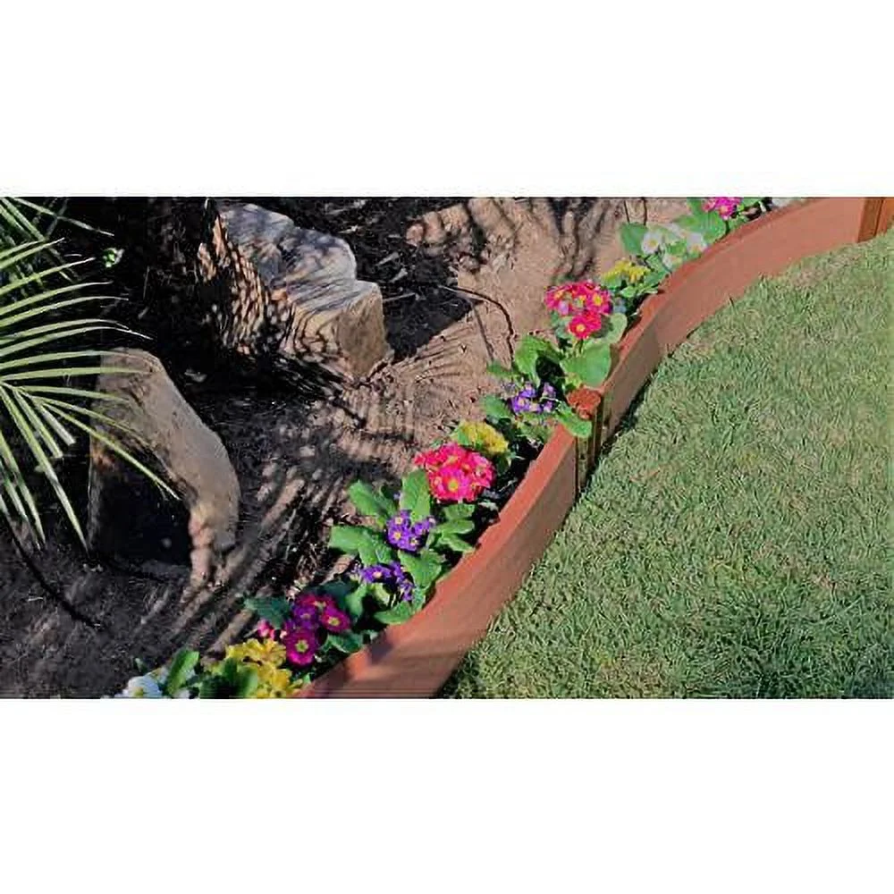 Frame It All Classic Sienna Curved Landscape Edging Kit 32' - 2 ...