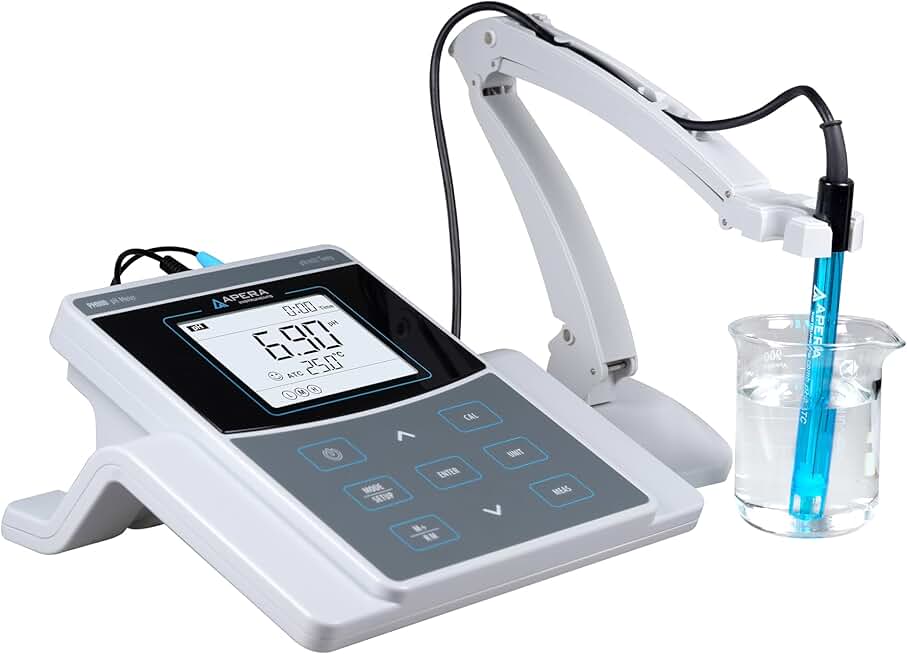 Apera Instruments AI521 PH800 Laboratory Benchtop pH Meter Kit, 0.01 pH ...