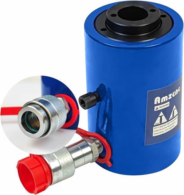 10T Low Profile Hydraulic Cylinder Ram Jack Kit FPY-10 0