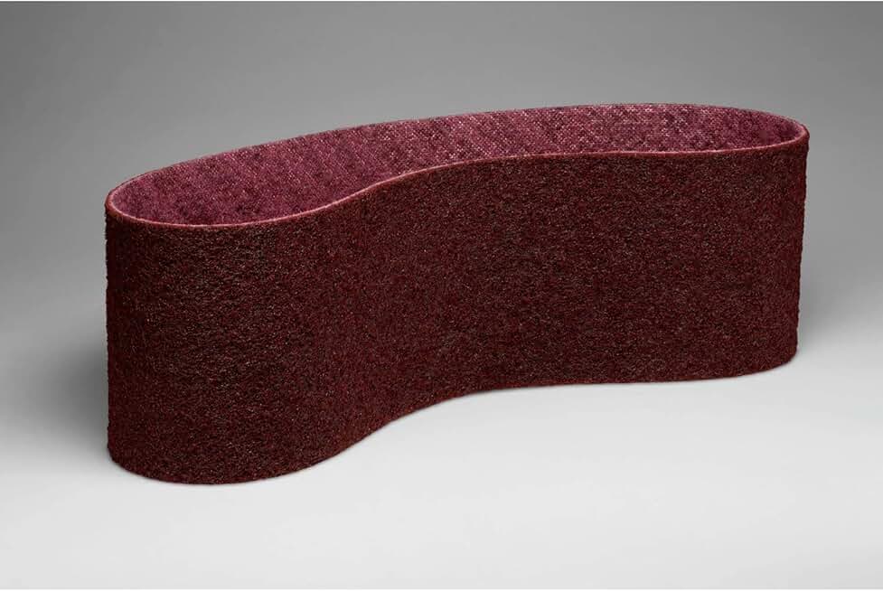 3M Scotch-Brite Surface Conditioning Belt – 4" X 36", A MED Grade, Aluminum Oxide – Pack Of 10 – For Metal Finishing