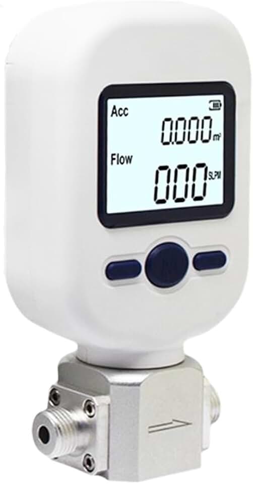 Digital Gas Flow Meter, Nitrogen Flow Meter, Portable Gas Mass Air Flow ...