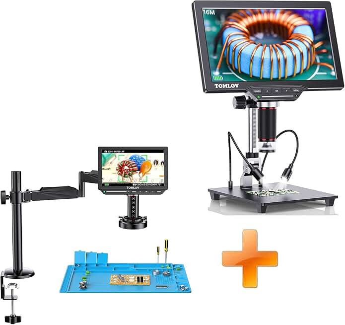 Tomlov Autofocus Microscope Tm4k Af 4k Flex Arm Digital Microscope