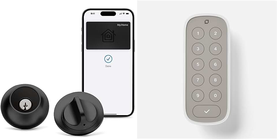 Level Lock+ Smart Lock with Apple Home Keys - Matte Black + Level ...