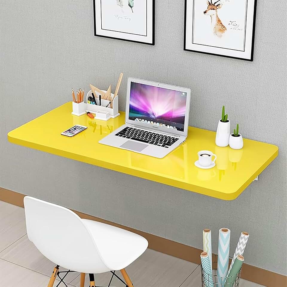 Folding Wall Mounted Table - Portable Laundry Room Dining Table, Space ...