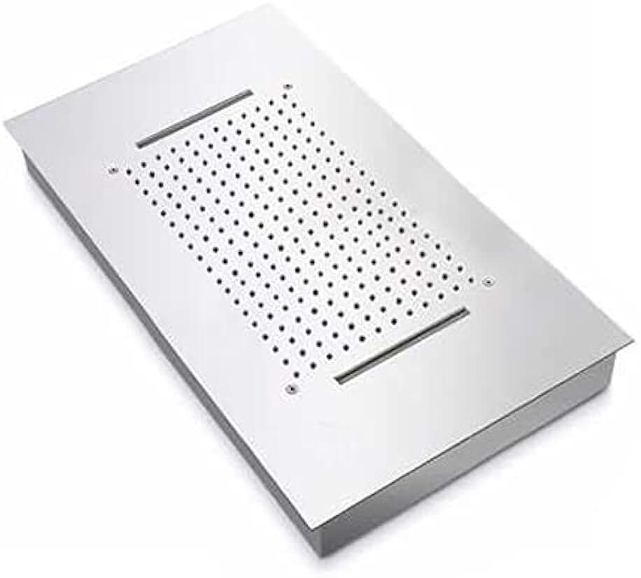 Fontana Chrome Reno 20" Recessed Stainless Steel Color Changing LED ...
