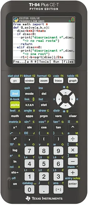 Texas Instruments TI-84 Plus CE-T Python Edition Grafische Rekenmachine
