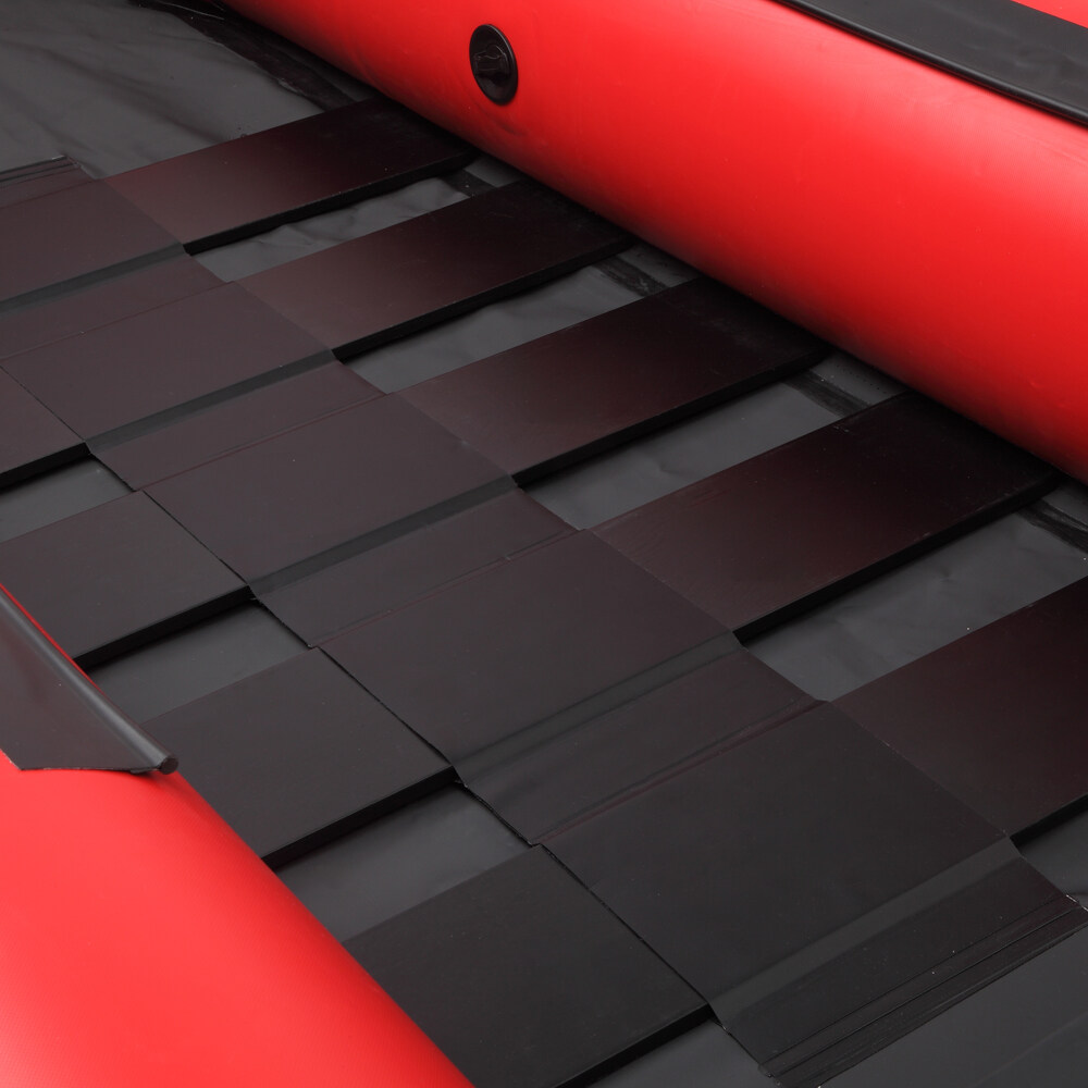 Inflatable Boat 2 Paddles Fishing Boat PVC 5 Bottom Plates Outdoor ...