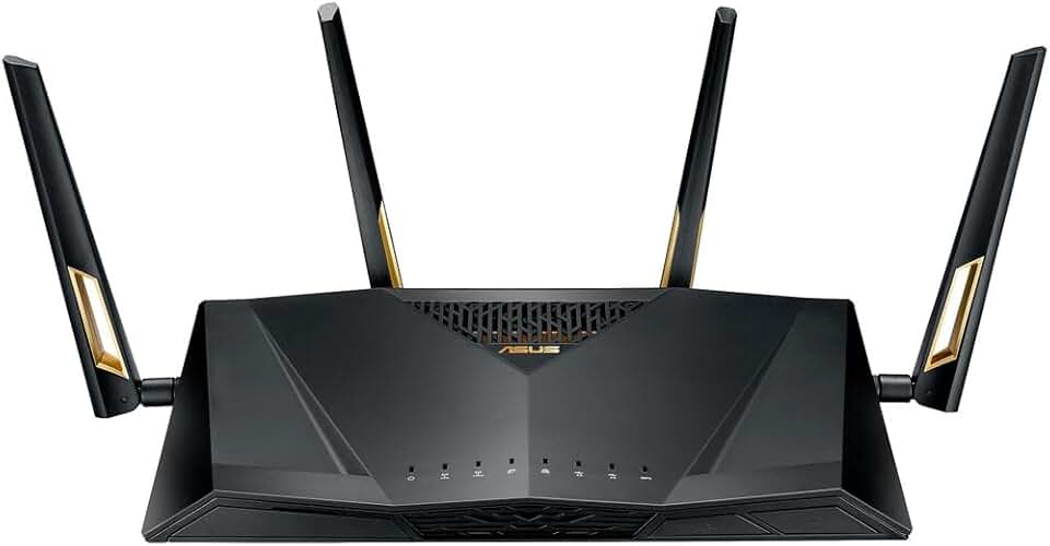 AX6000 Dual Band WiFi 6 Gaming Router, 8 Ports, Lifetime Security ...