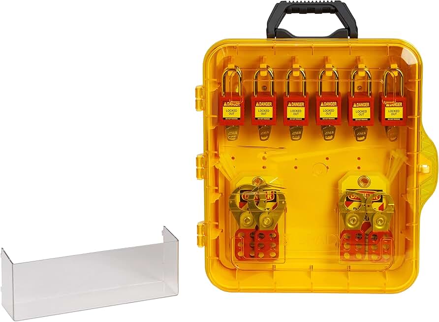 BRADY Lockout Tagout Station with Loto Devices. Lock Out Tag Out Kit ...