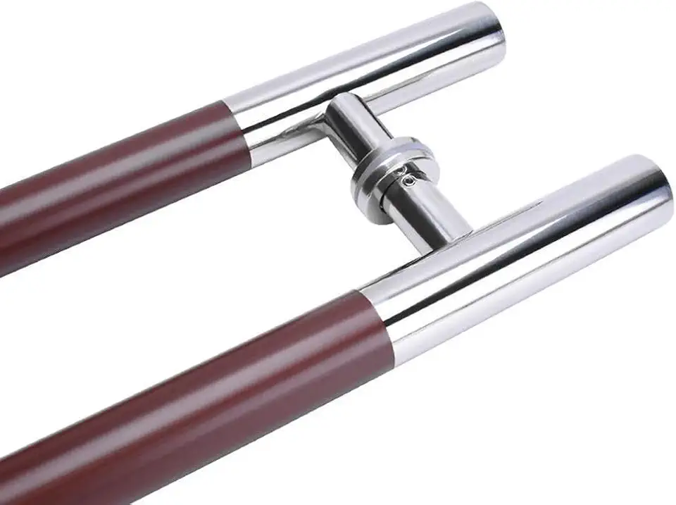 Heavy Duty Stainless Steel Round Tube Commercial Push-Pull Door Handle ...