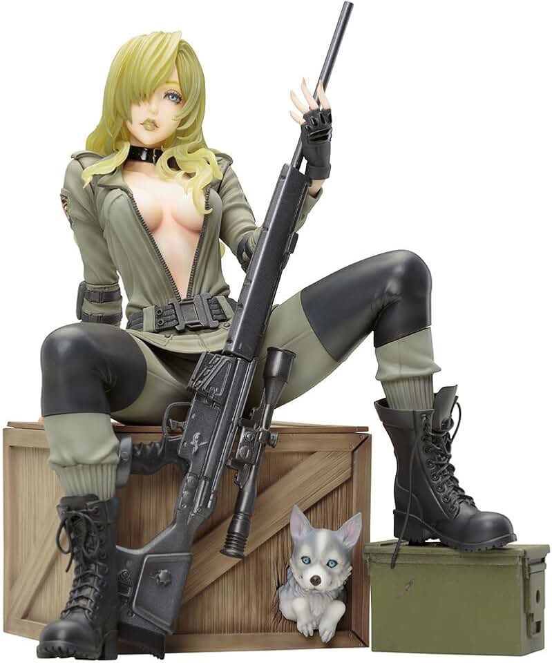 Metal Gear Solid Pretty Sniper Wolf 1/7 Scale PVC Painted PVC Figure ...