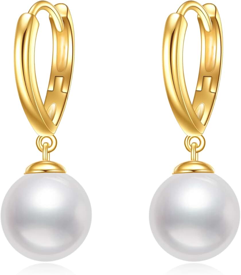 Classic Pearl Hoops – PM Atelier