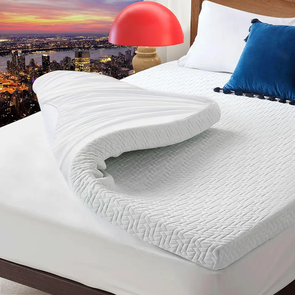 BedLuxury Coprimaterasso in memory foam, 7,6 cm, per letto