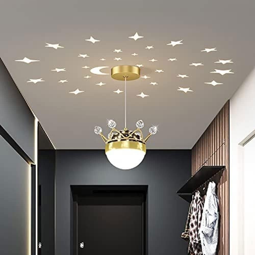 Nordic Simple Original Modern Projection Star Hanging Pendant Light Globe Restaurant Pendant ...