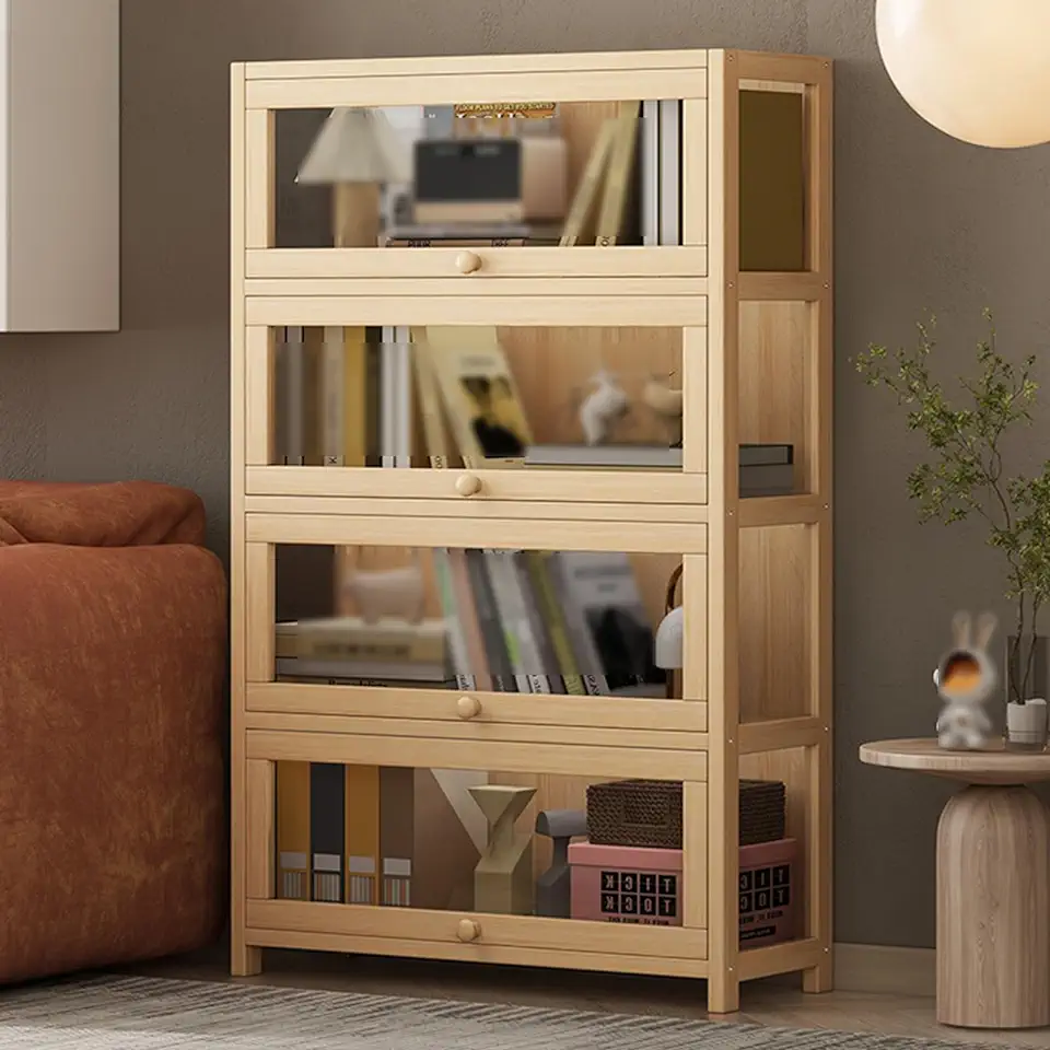 Curio Display Cabinet, Acrylic Display Case Glass Display, High ...