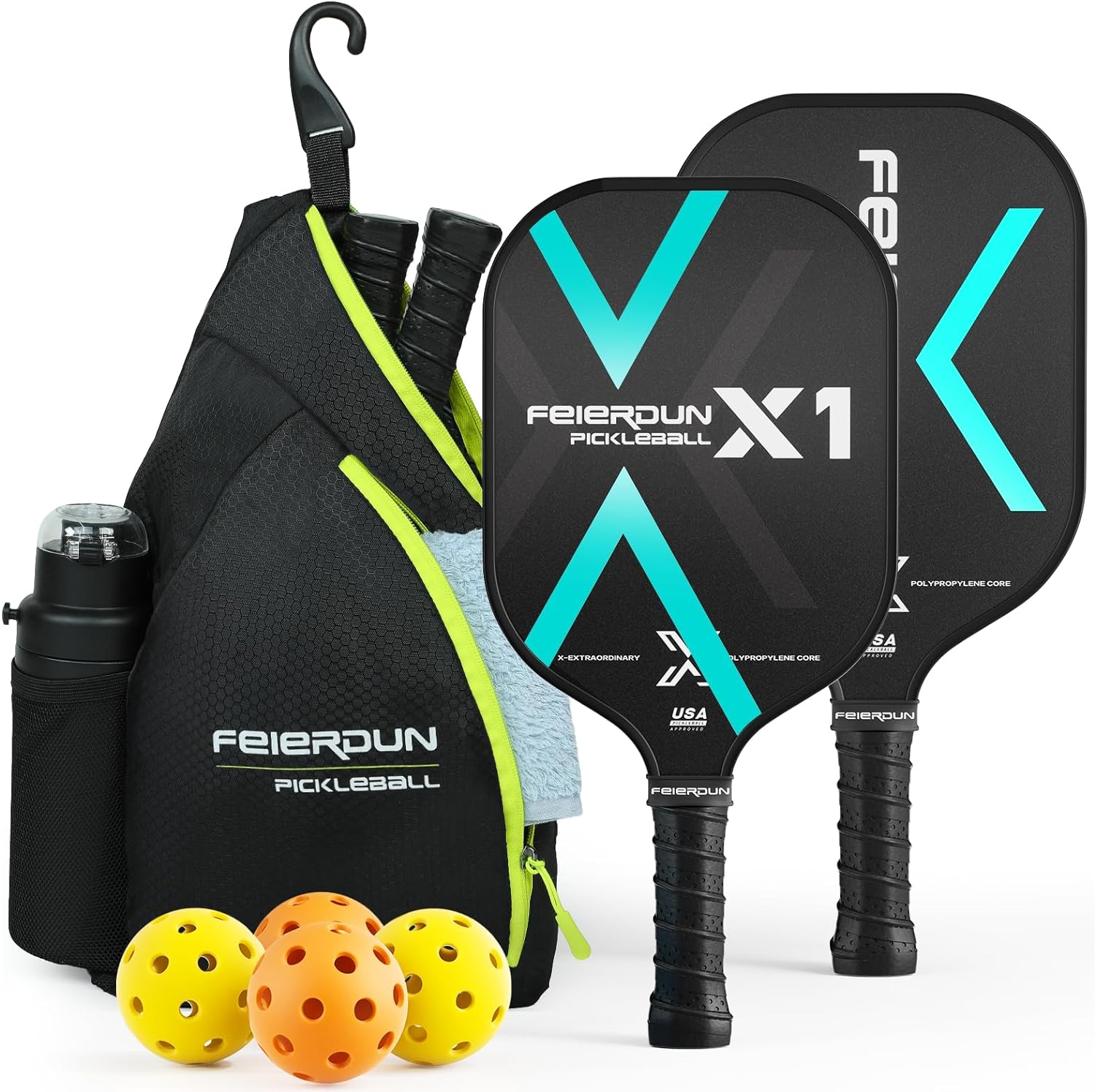 S Sportify Prime Pickleball Paddles Set Of 2 - Lightweight