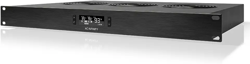 AC Infinity CLOUDPLATE T2, Rack Mount Fan 1U, Top Exhaust Airflow, for ...