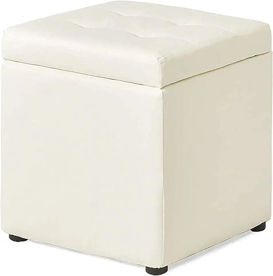 Foot Stool Entryway Storage Bench Leather Storage Ottomans Storage ...