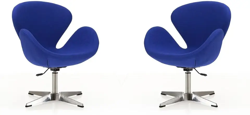 Raspberry Rounded Chairs Manhattan Comfort Raspberry Mid Century Modern Living Room Round Seat ...
