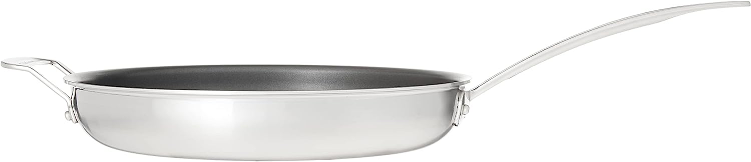 Cuisinart MultiClad Pro 12′′ w/Helper Handle Skillet, Inch, Non Stick Stainless Steel
